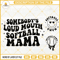 Somebody's Loud Mouth Softball Mama SVG, Softball Mom SVG, Softball Melting Face SVG, Funny Trendy Mothers Day SVG PNG DXF EPS.jpg