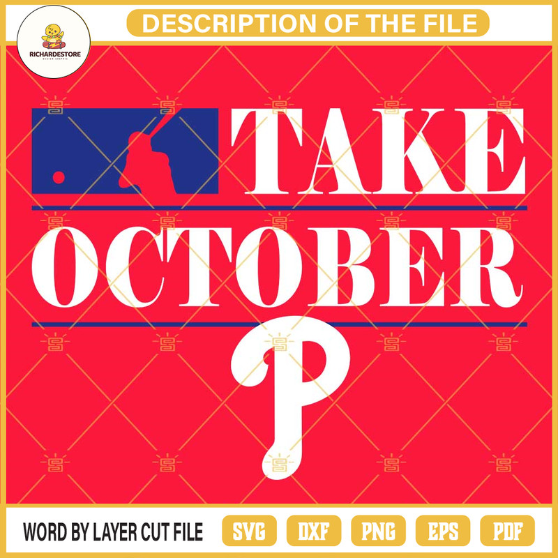Take October Phillies Svg, Red October Phillies Svg.jpg
