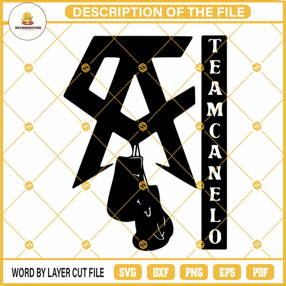 Team Canelo SVG. Canelo Boxing Gloves SVG, Canelo Logo SVG.jpg