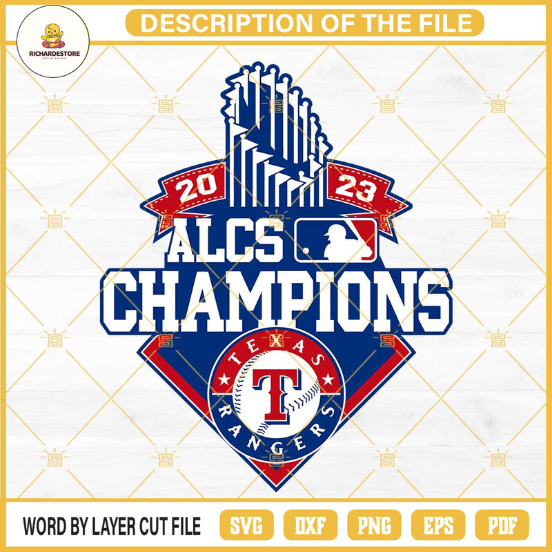 Texas Rangers ALCS 2023 Svg, Rangers Baseball 2023 World Series Champions SVG PNG DXF EPS.jpg