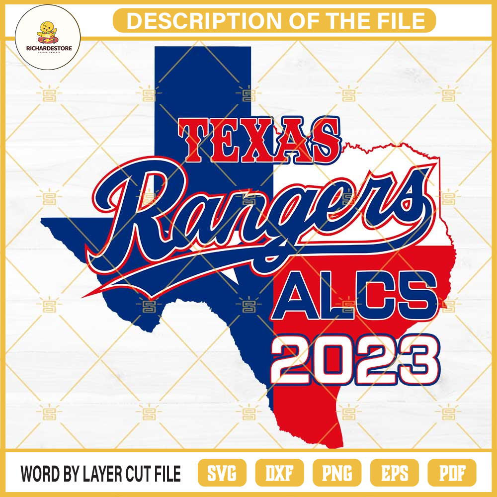 Texas Rangers ALCS 2023 Svg, Texas Rangers 2023 World Series Champions SVG PNG DXF EPS.jpg