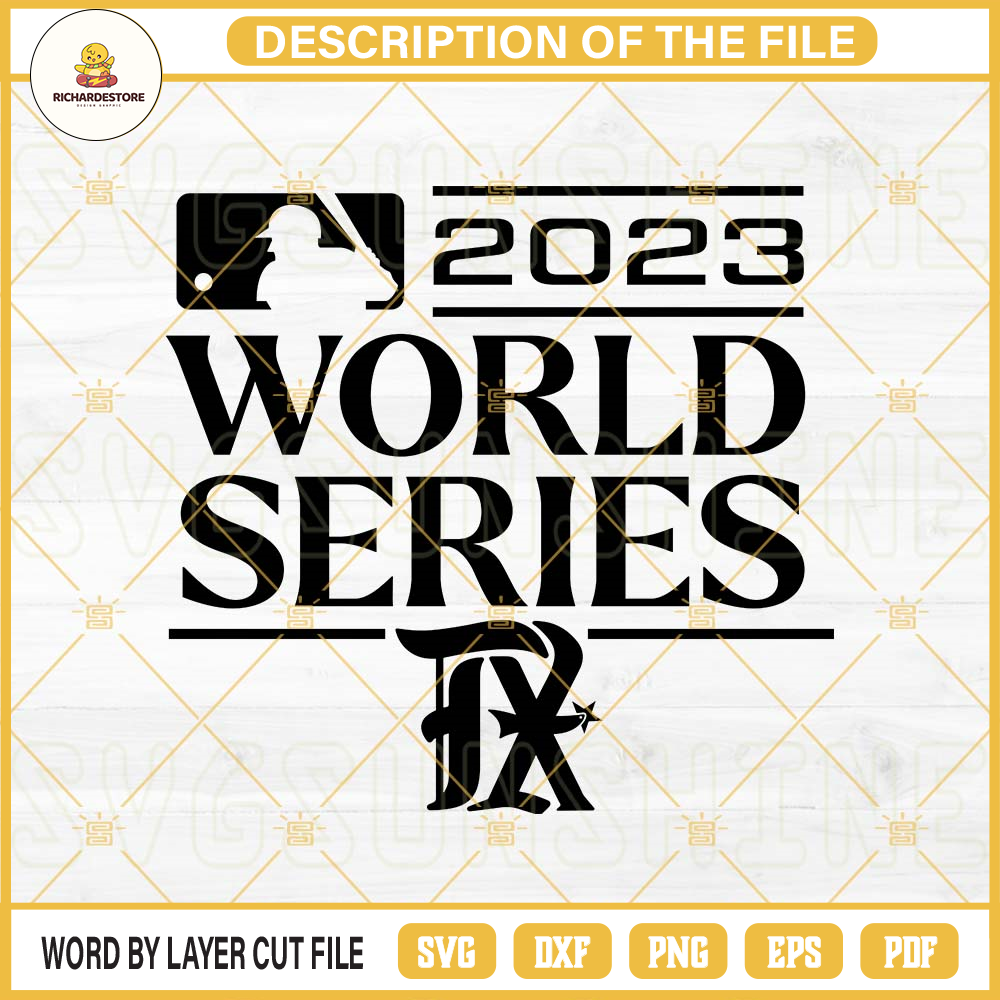 Texas Rangers World Series 2023 SVG, Texas Baseball SVG, World Series 2023 Champions SVG PNG Files.jpg