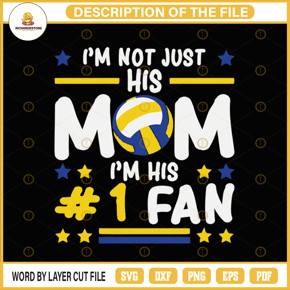Volleyball Mom SVG DXF EPS PNG Cutting File.jpg