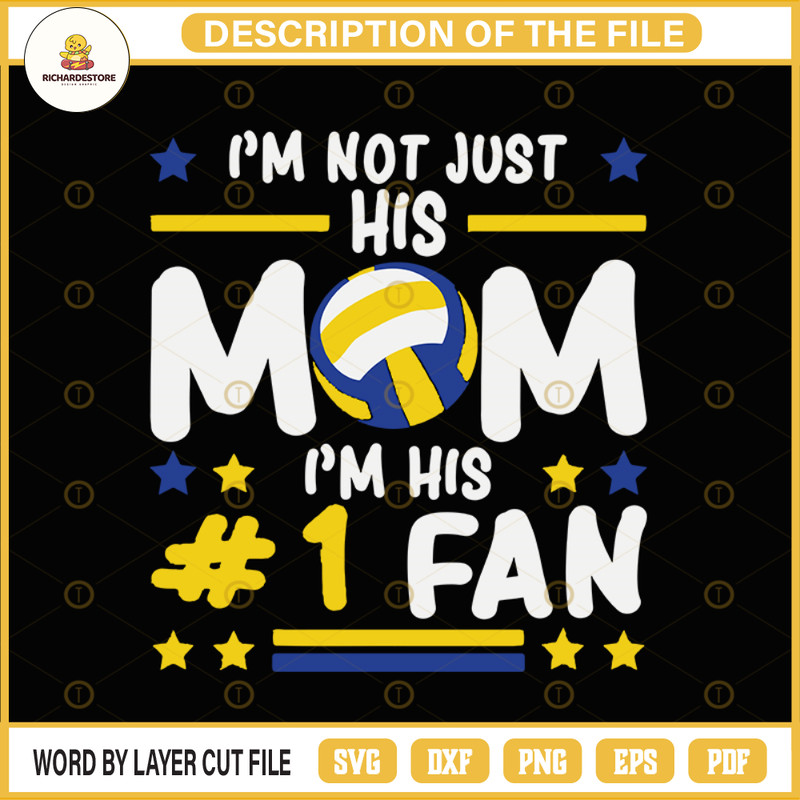 Volleyball Mom SVG DXF EPS PNG Cutting File.jpg