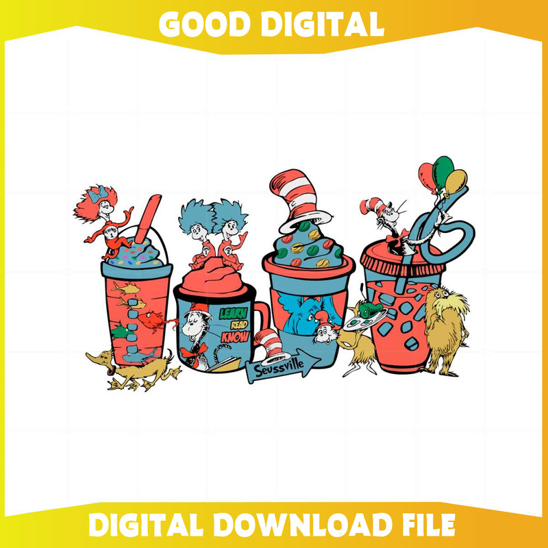 Dr Seuss Cups SVG Cutting File for Personal Commercial Uses.jpg