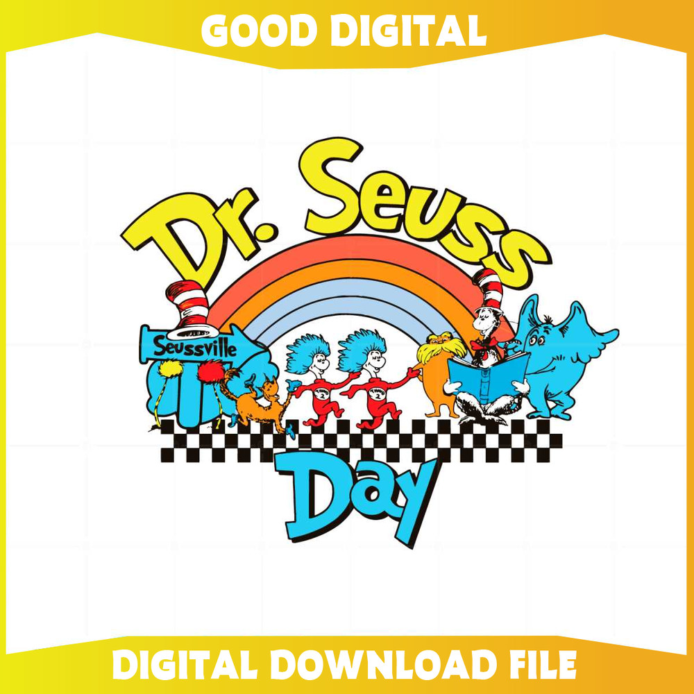 Dr Seuss Day Rainbow Happy Dr Seuss Day Svg Cutting Files.jpg