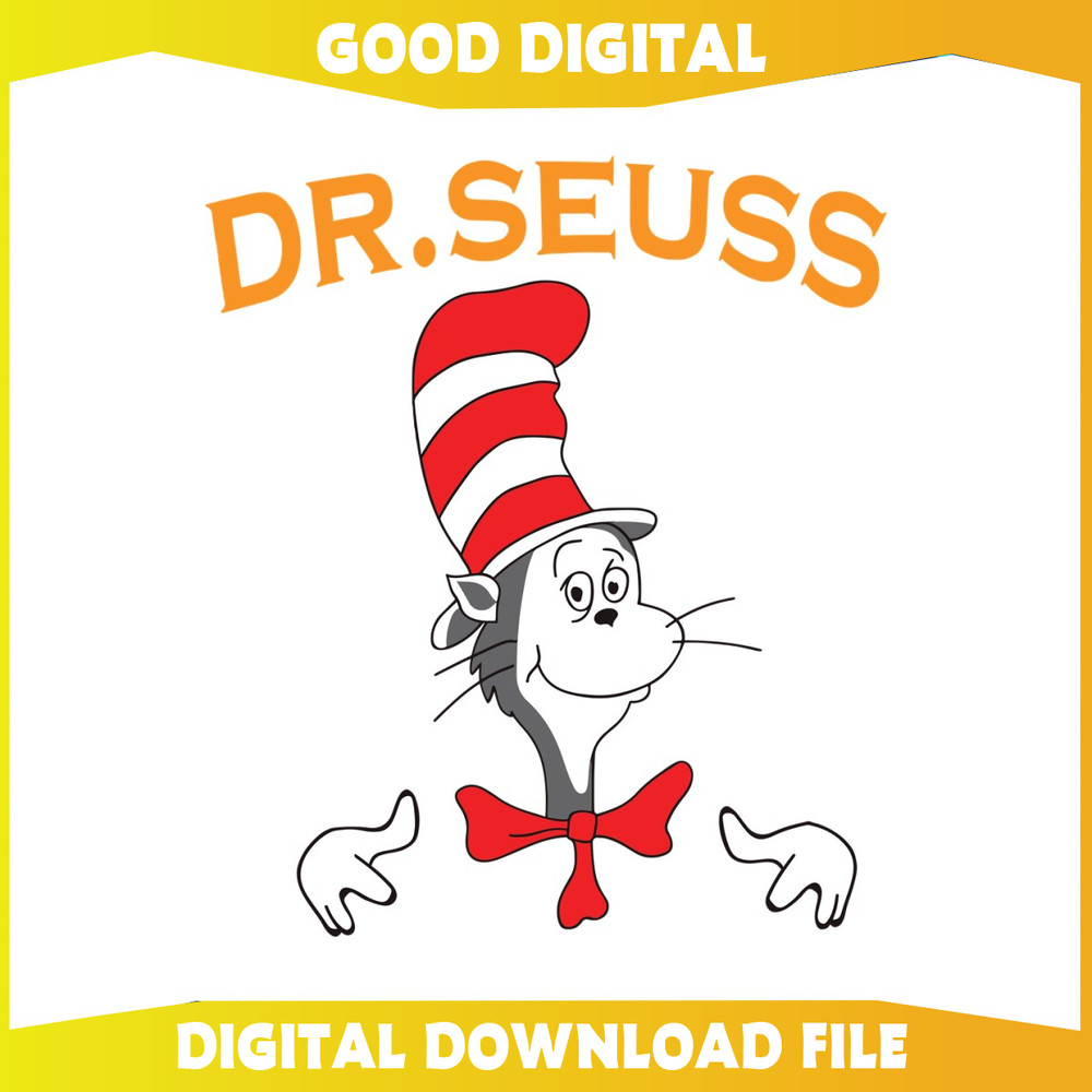Funny Dr Seuss Cat In The Hat SVG.jpg