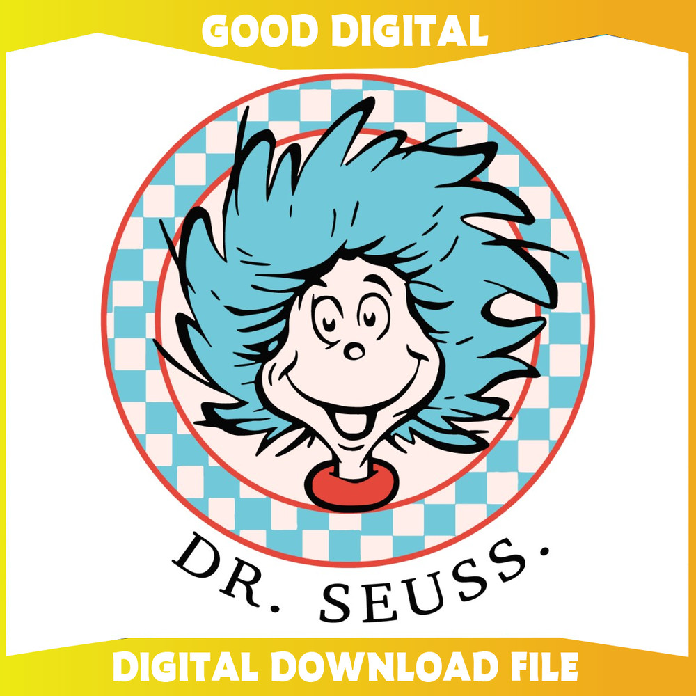 Funny Dr Seuss Thing One Face SVG.jpg