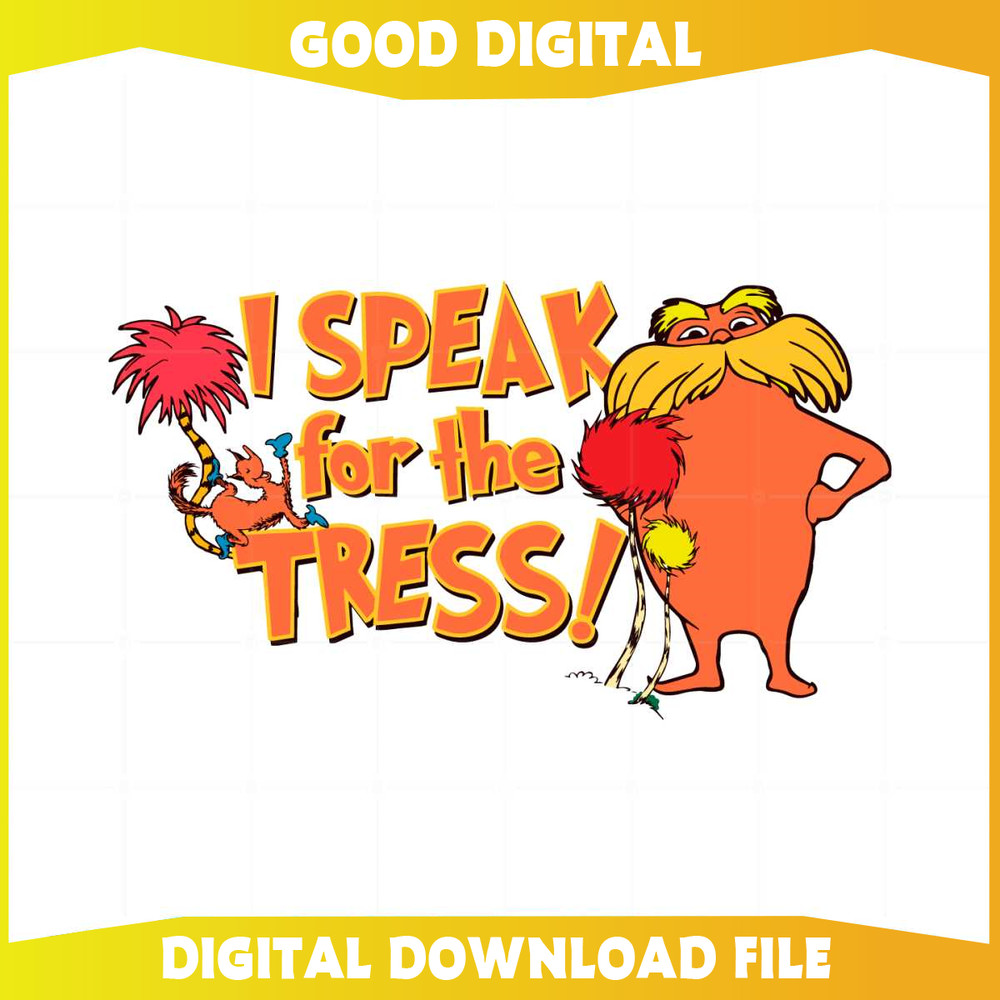 I speak for the trees Read Across America Day Svg.jpg
