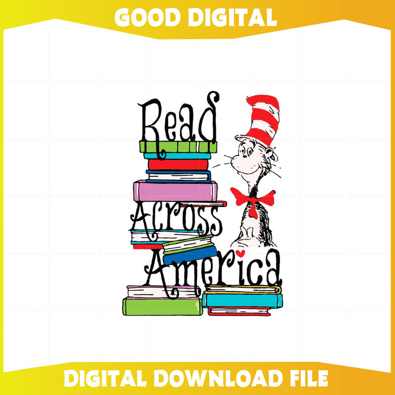 Read Across America Cat In The Hat Svg Graphic Designs Files.jpg