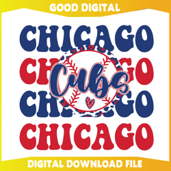 chicago cubs baseball mlb svg116