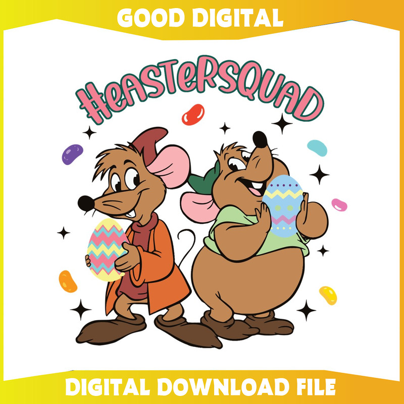 Disney Easter Squad Cinderella Jaq Gus Gus SVG.jpg