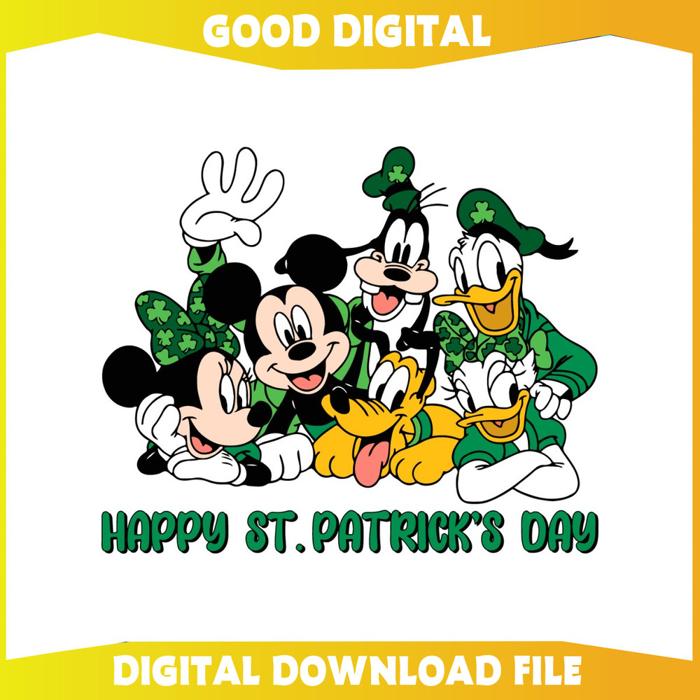 Disney Friends Happy St Patricks Day SVG.jpg