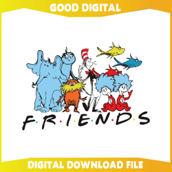 dr seuss friends the cat in the hat svg255