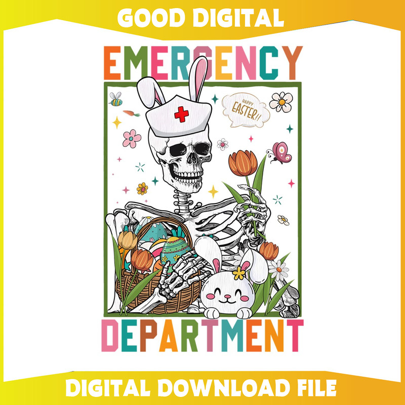 Emergency Department Skeleton Nurse Easter Eggs PNG.jpg