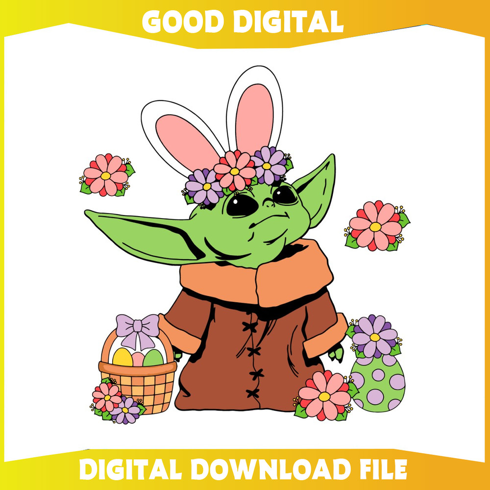 Floral Baby Yoda Easter Eggs SVG.jpg