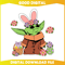 Floral Baby Yoda Easter Eggs SVG.jpg