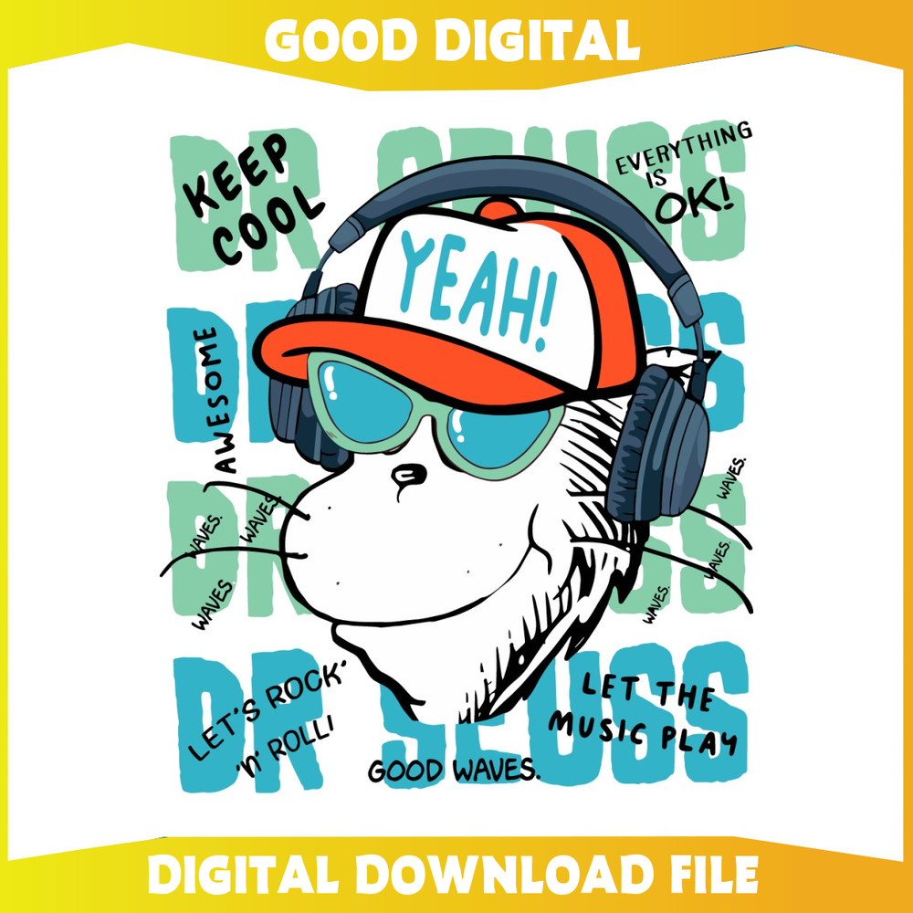 Funny Cat In The Hat Keep Cool SVG.jpg