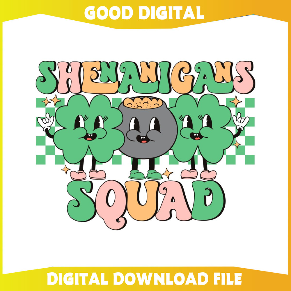 Groovy Shenanigans Squad Shamrock SVG.jpg