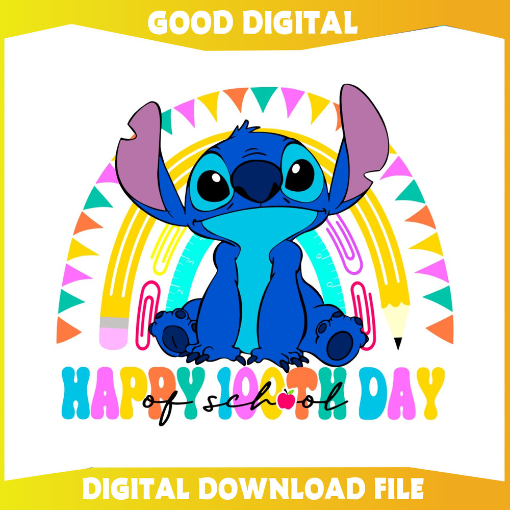 Happy 100th Days Of School Cute Stitch SVG.jpg