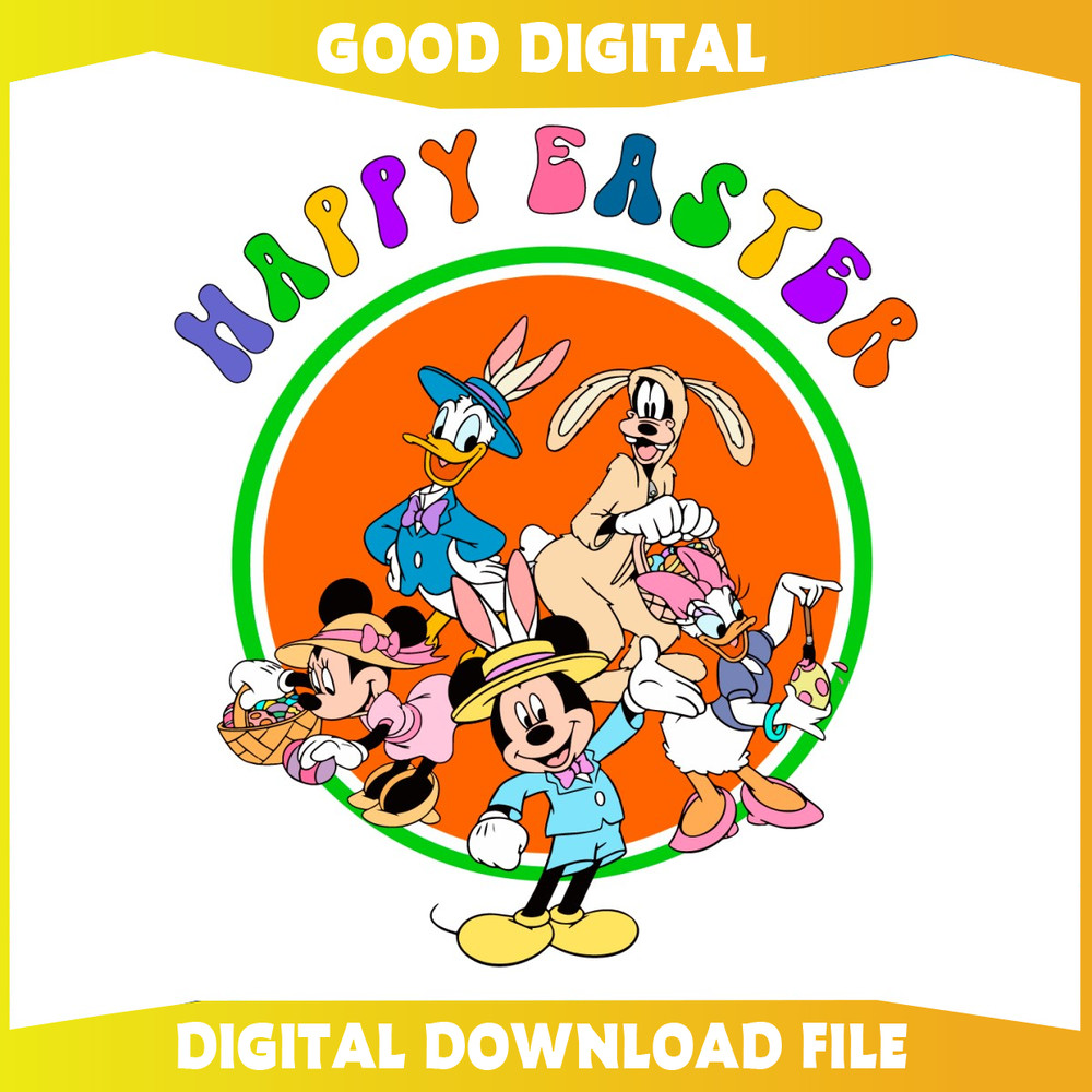 Happy Easter Mickey and Friends SVG.jpg