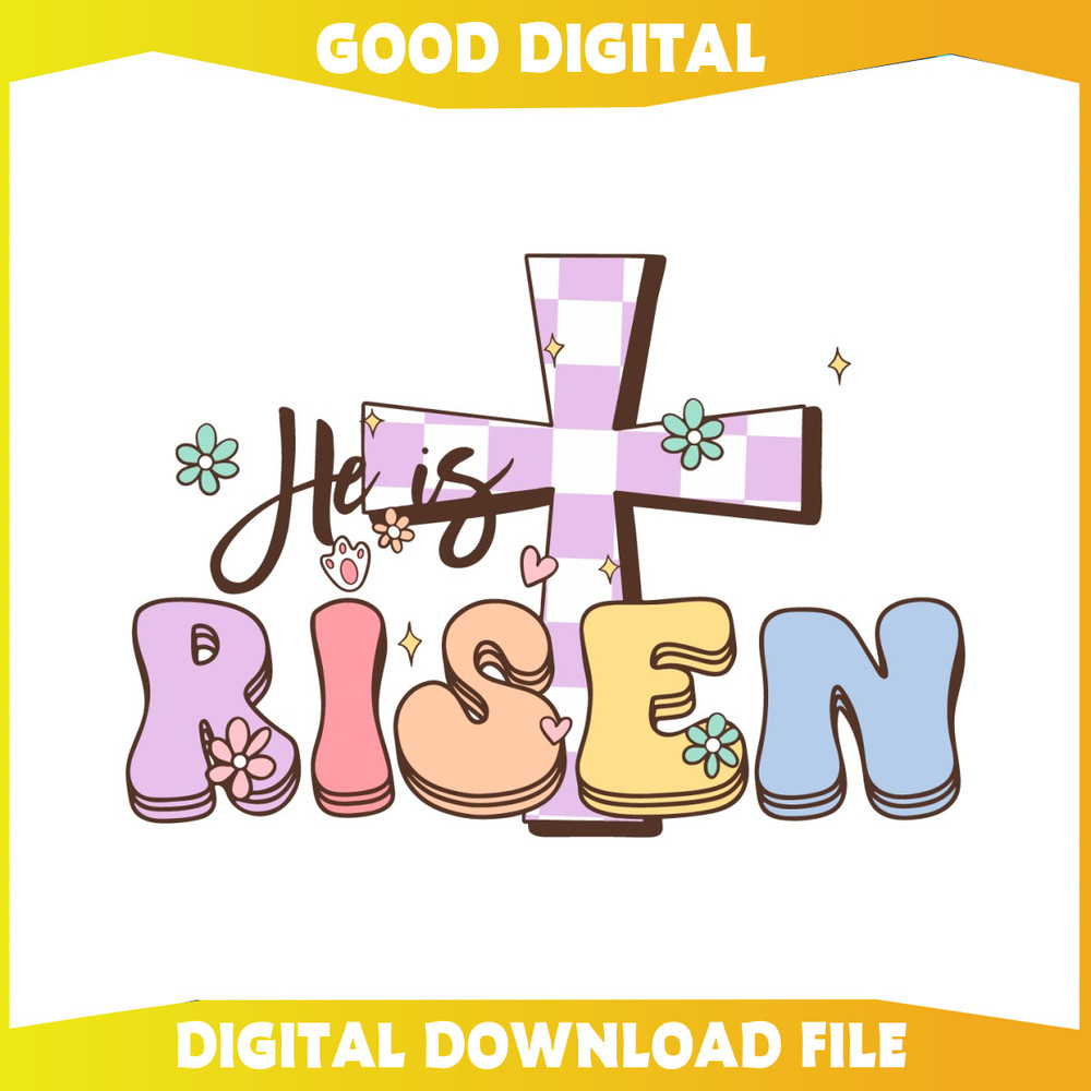 He is Risen Christian Easter Bible Verse SVG.jpg