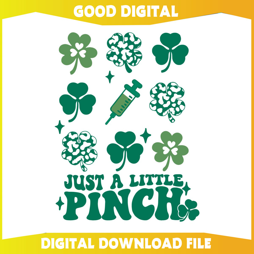 Just A Little Pinch St Patricks Day Nurse SVG.jpg