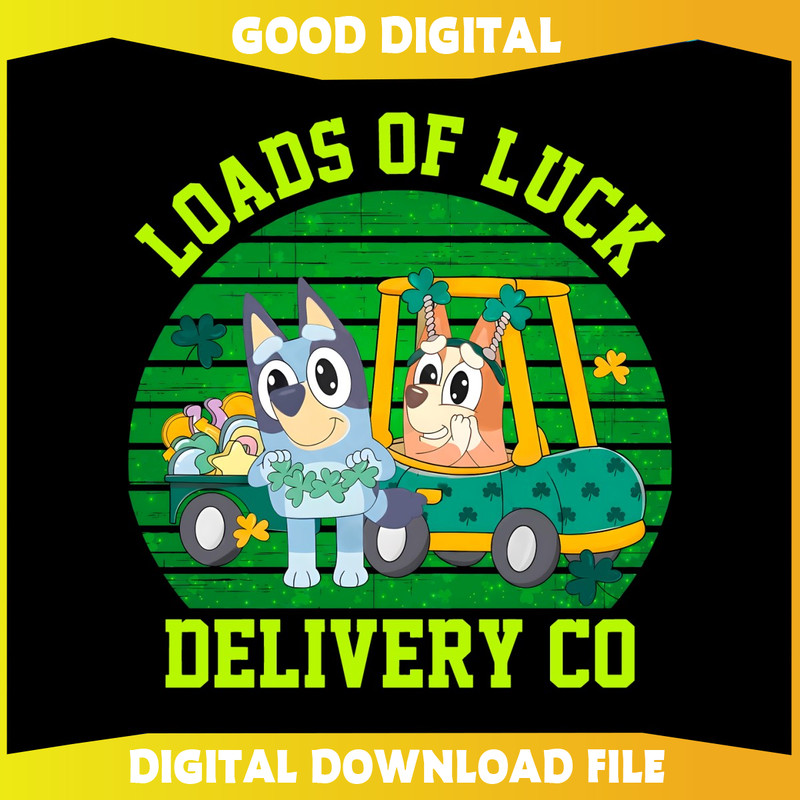 Loads Of Luck Delivery Co Bluey Bingo PNG.jpg
