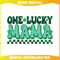 One Lucky Mama Checkered Patricks Day SVG.jpg