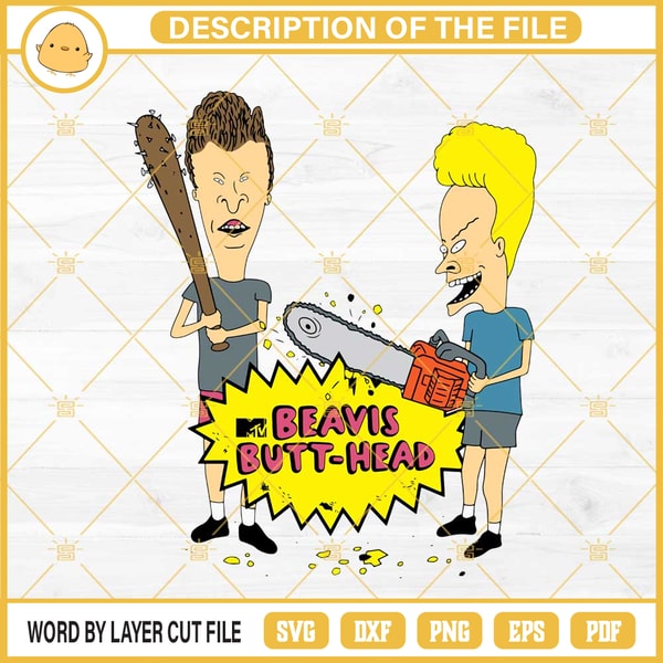Beavis And ButtHead SVG PNG EPS DXF File155 | Inspire Uplift