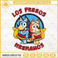 bluey and bingo los perros hermanos svg, bluey and bingo svg199