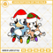 Bluey And Bingo With Santa Hat SVG, Bluey Christmas Lights SVG.jpg