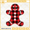 Buffalo Plaid Gingerbread Man SVG, Ginger Man Christmas SVG PNG EPS DXF.jpg