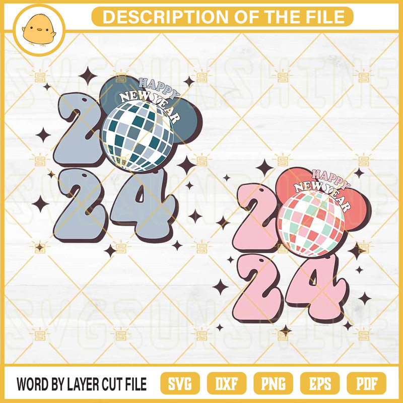 Bundle Happy New Year 2024 SVG, Disco Ball New Year SVG, Disney Happy New Year 2024 SVG.jpg