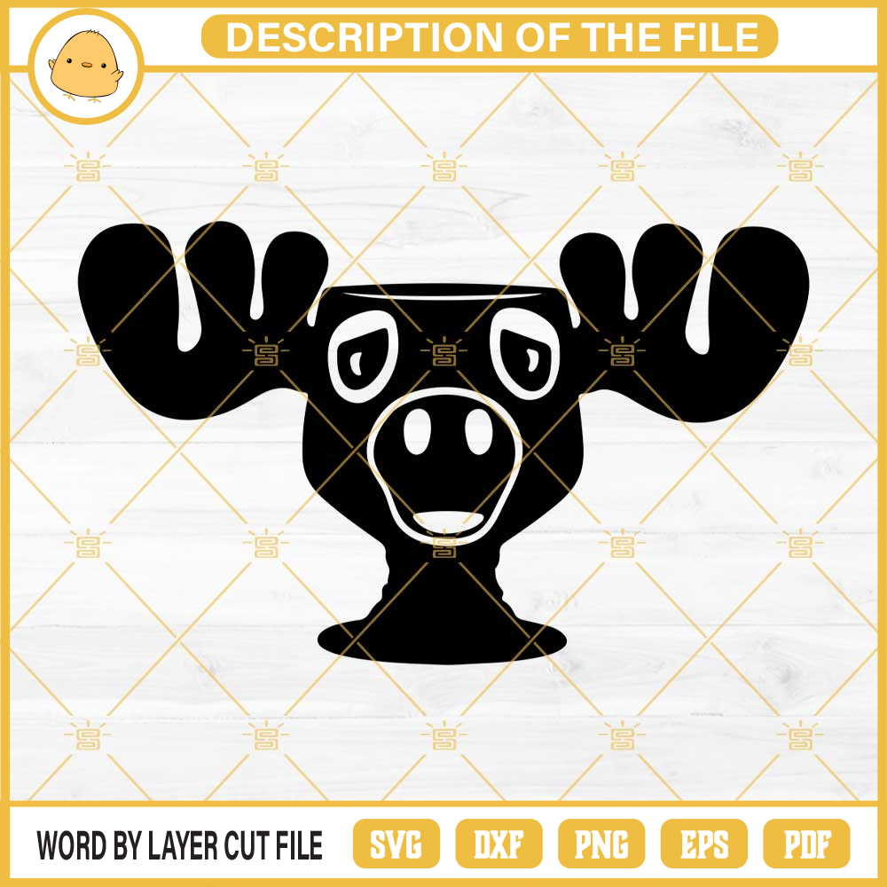 Christmas Eggnog Moose Mug SVG, National Lampoon's Christmas Vacation SVG PNG Files.jpg