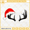 Deer Santa Hat SVG, Hunting Christmas SVG, Deer Christmas SVG.jpg