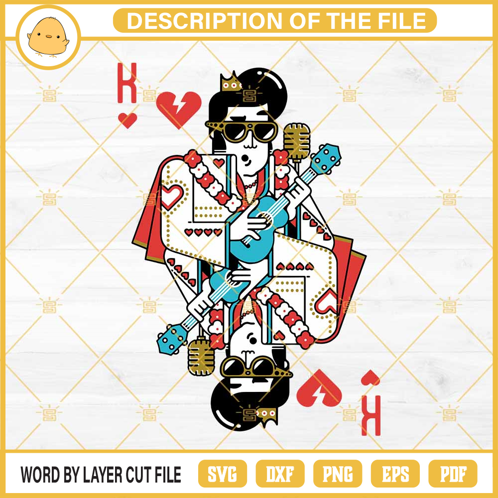 Elvis Presley SVG, The King Of Rock N Roll SVG PNG EPS DXF File.jpg