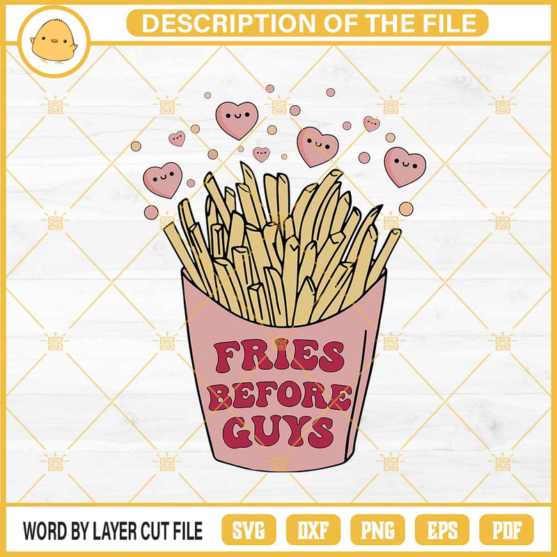 Fries Before Guys SVG, Fries Valentine SVG PNG EPS DXF File.jpg