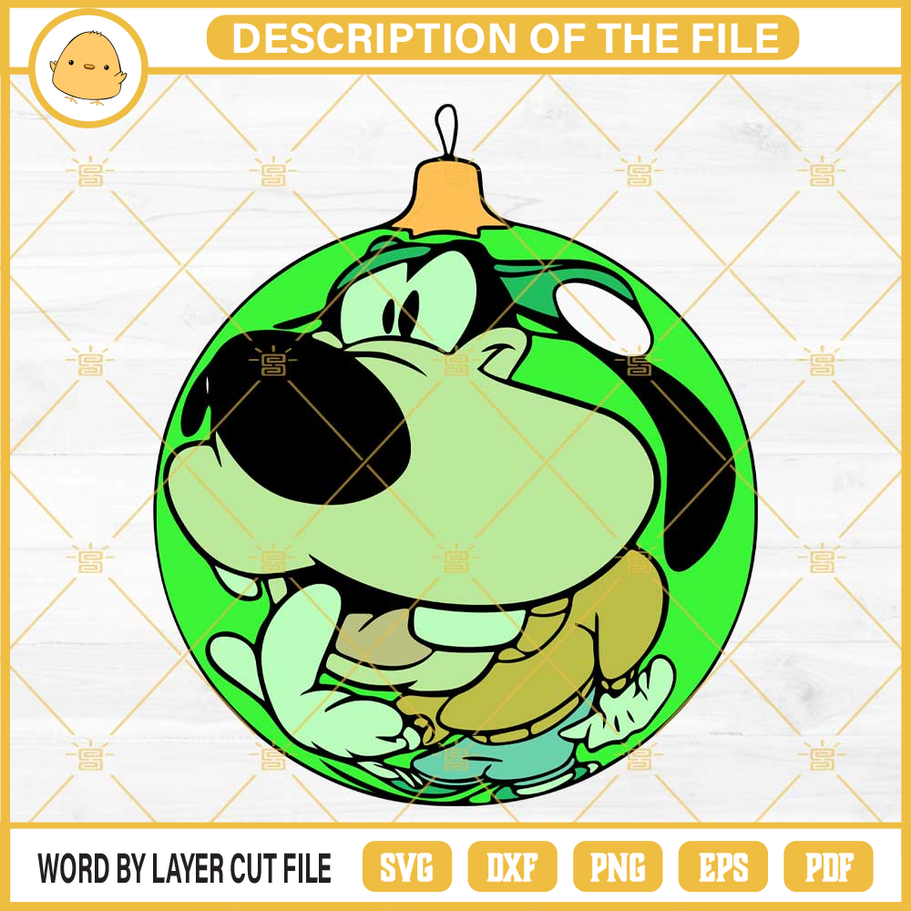 Goffy Christmas Ball SVG, Disney Christmas SVG PNG EPS DXF.jpg
