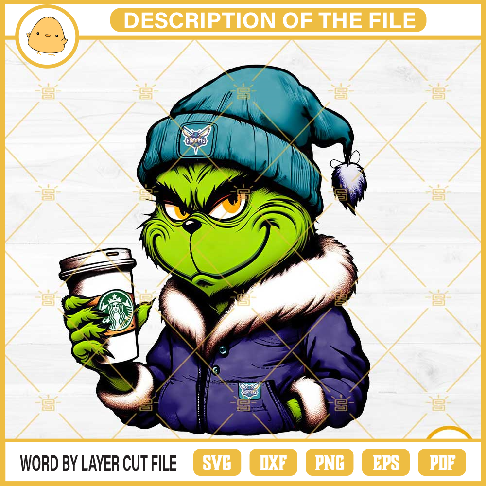 Grinch Charlotte Hornets Drink Starbucks PNG.jpg