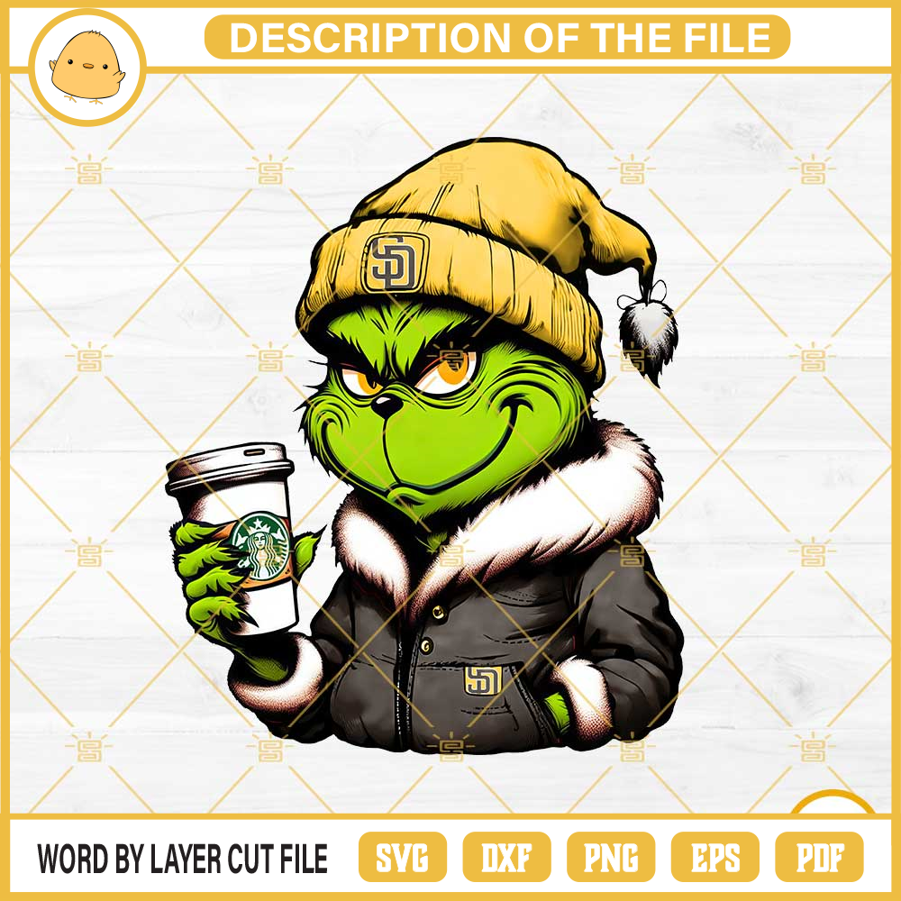 Grinch San Diego Padres Baseball Drink Starbucks PNG.jpg