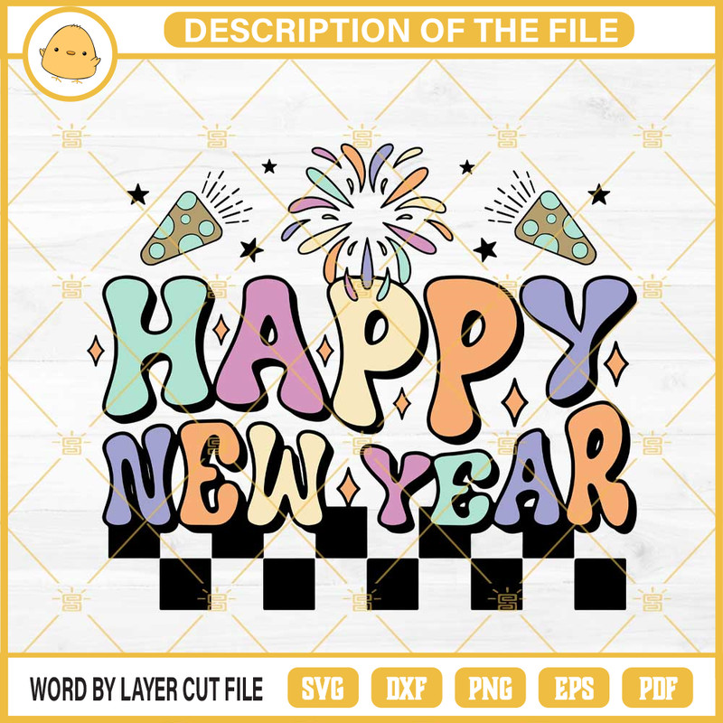 Happy New Year 2024 SVG, New Year SVG PNG EPS DXF File.jpg