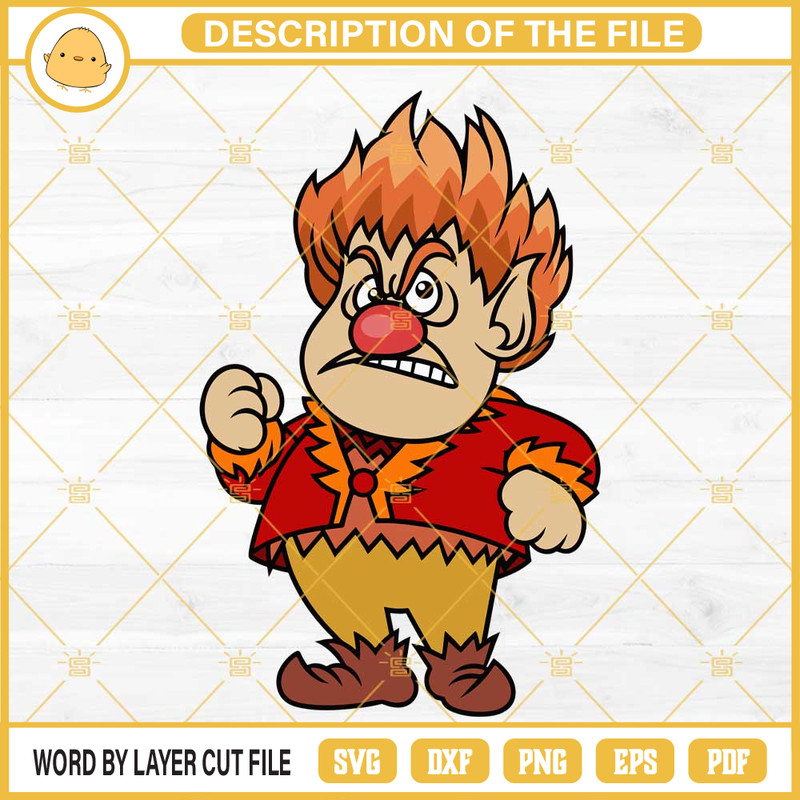 Heat Miser SVG, A Miser Brothers' Christmas SVG PNG EPS DXF File.jpg