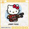 Hello Kitty Jimmy Page SVG, Jimmy Page Led Zeppelin SVG PNG EPS DXF File.jpg