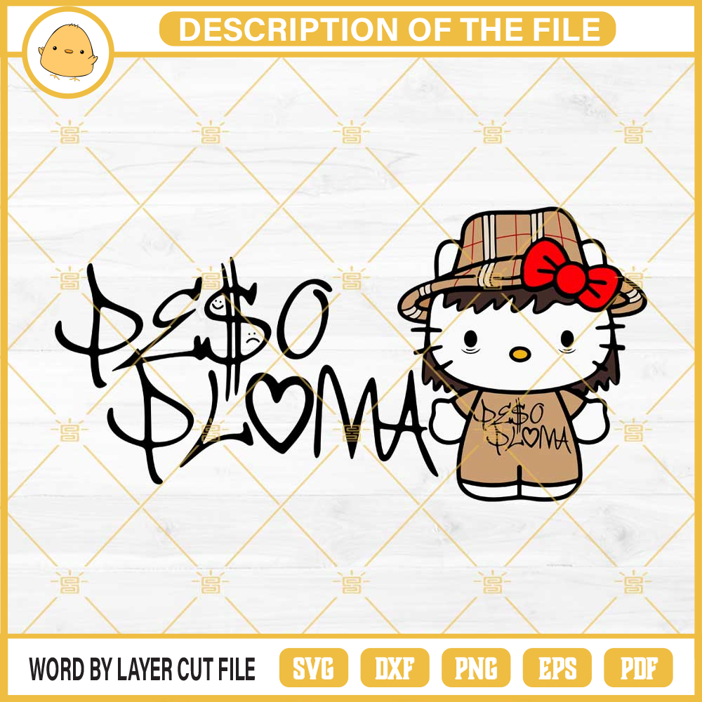 Hello Kitty Peso Pluma SVG, PeSo Pluma Logo SVG PNG DXF EPS.jpg