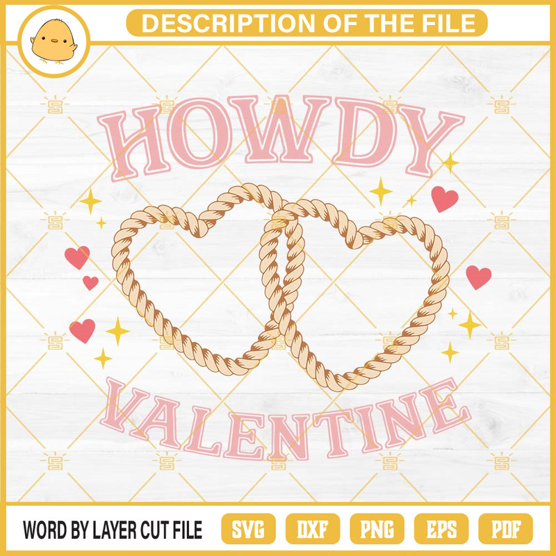 Howdy Valentine SVG, Western Valentines Day SVG PNG files Sublimation.jpg
