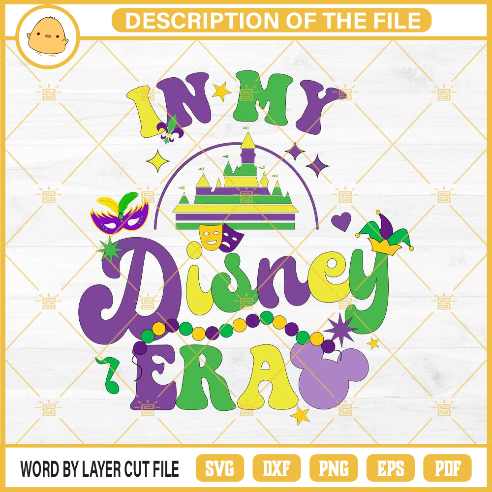 In My Disney Era Mardi Gras SVG, Mickey Mardi Gras SVG PNG DXF EPS.jpg