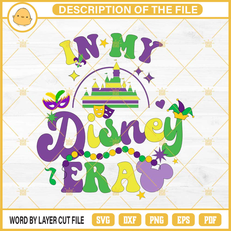 In My Disney Era Mardi Gras SVG, Mickey Mardi Gras SVG PNG DXF EPS.jpg