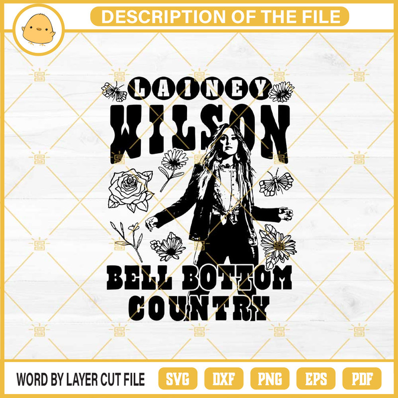 Lainey Wilson Bell Bottom Country SVG.jpg