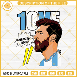 leo messi 10 love svg png eps dxf file941
